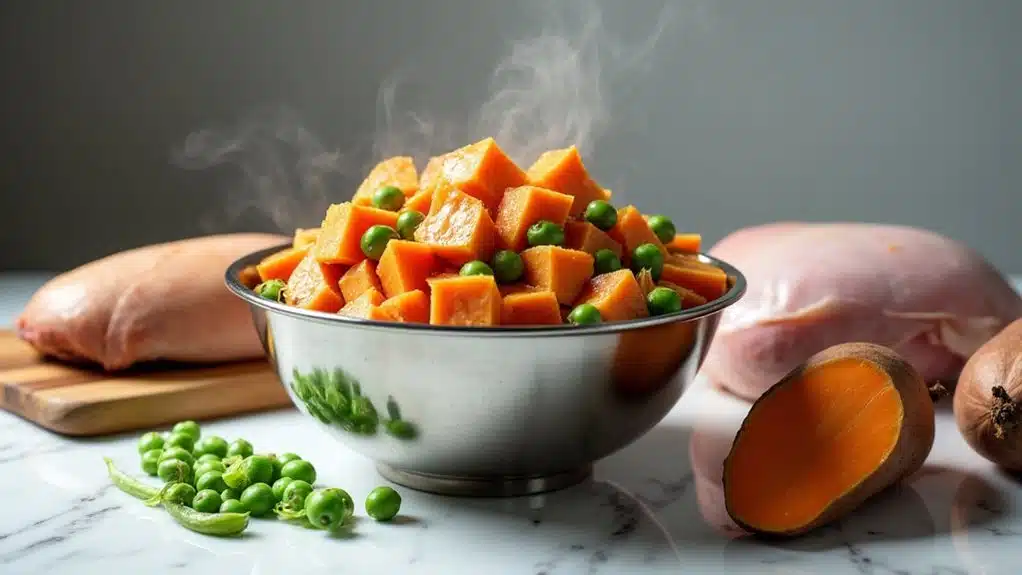 einfaches Truthahn-Hundefutter