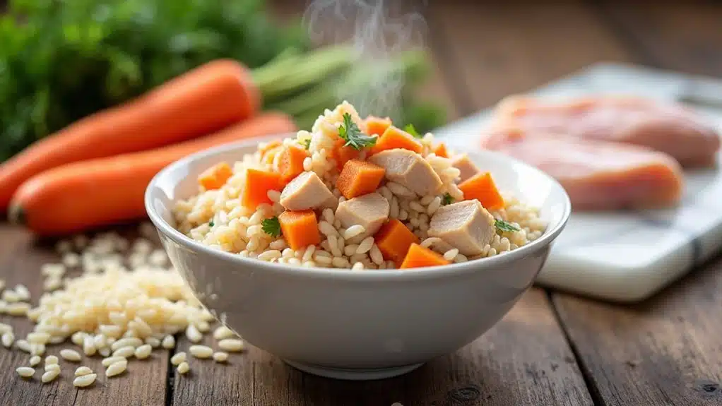 nährstoffreiche hausgemachte Hundemahlzeiten