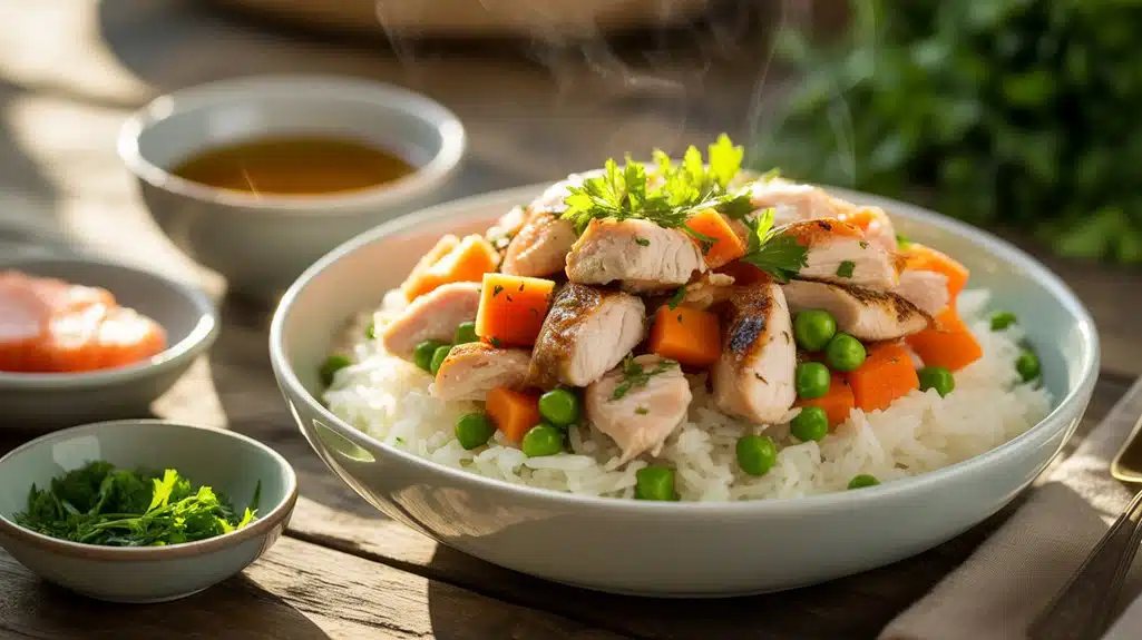 gesunde Reis-Mahlzeit-Kombinationen