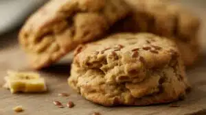 hausgemachte Bananen-Leinsamen-Kekse