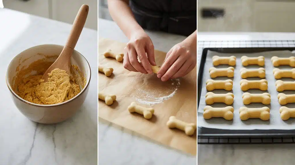 Form mischen und backen