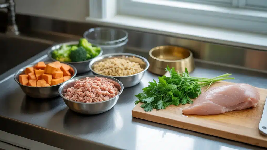 schnelle Kochschritte für drinnen