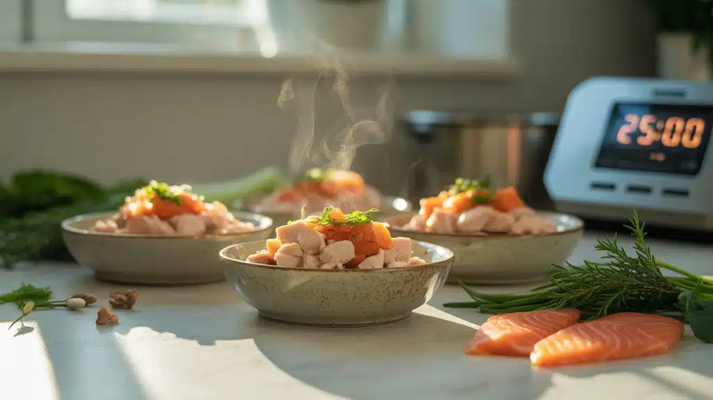 schnelle nahrhafte Katzenmahlzeit