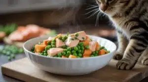 hausgemachtes nahrhaftes Katzenfutter