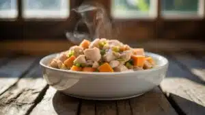 hausgemachtes nahrhaftes Katzenfutter