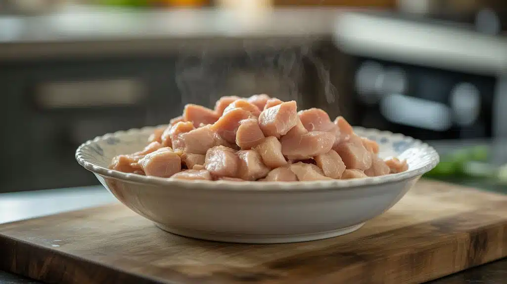 hausgemachte taurinreiche Katzenmahlzeiten