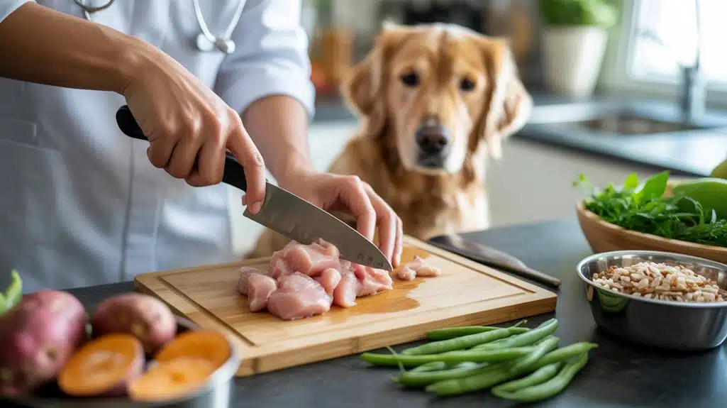 Tierärzte, die hausgemachte Diäten unterstützen