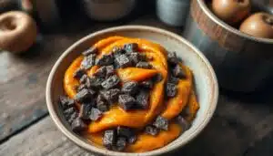 Rindfleisch- und Süßkartoffelpüree