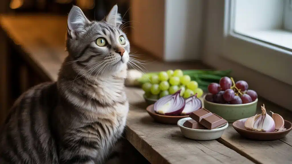 gefährliche Lebensmittel für Katzen