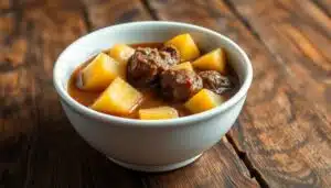 Lamm- und Kartoffeleintopf