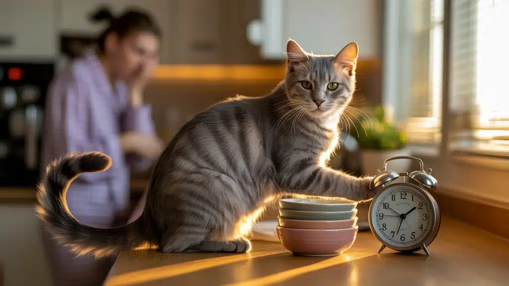 Morgen, die von Katzen beherrscht werden