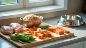 sicheres hausgemachtes Hundefutter