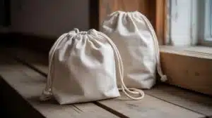stilvolle Baumwoll-Zugbeutel