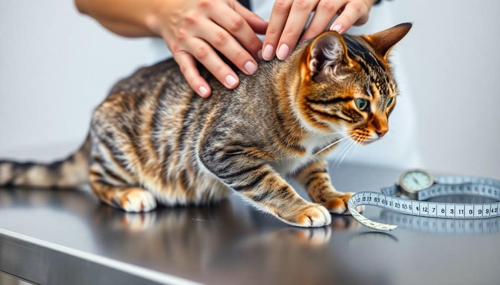 Protein erhält die Katzenmuskulatur