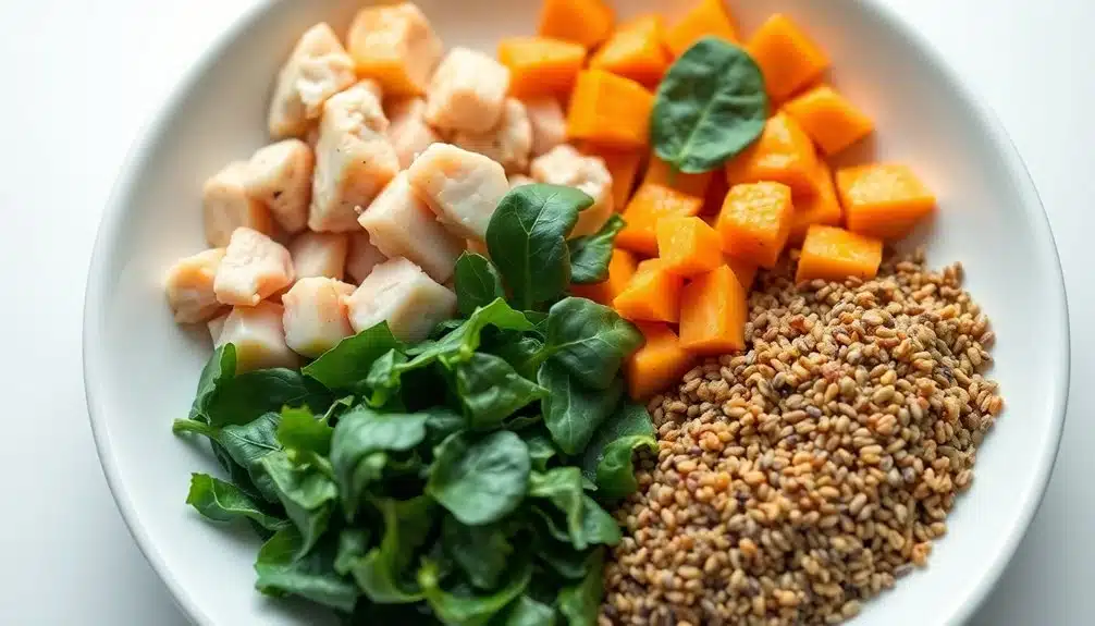 ausgewogene Mahlzeit für Haustiere