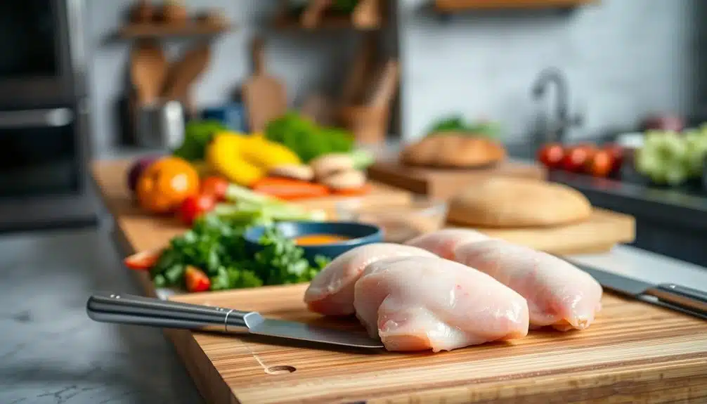 Rohes Fleisch getrennt aufbewahren