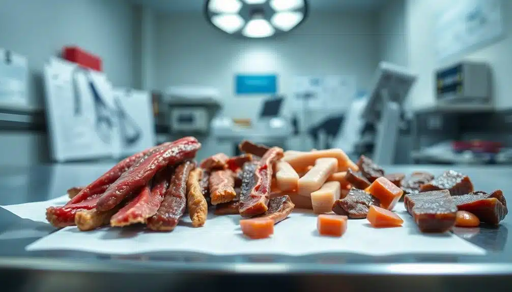 Rohe Leckerlis stellen bakterielle Risiken dar