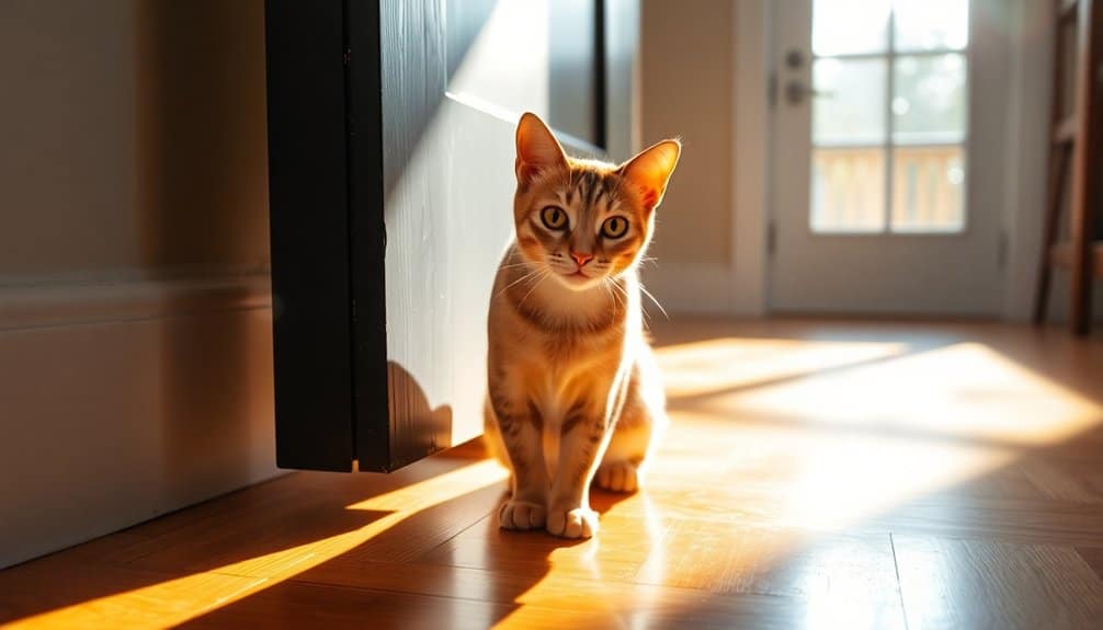 Katzen suchen Aufmerksamkeit durch Kratzen