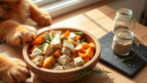 hausgemachte ausgewogene Hundediät