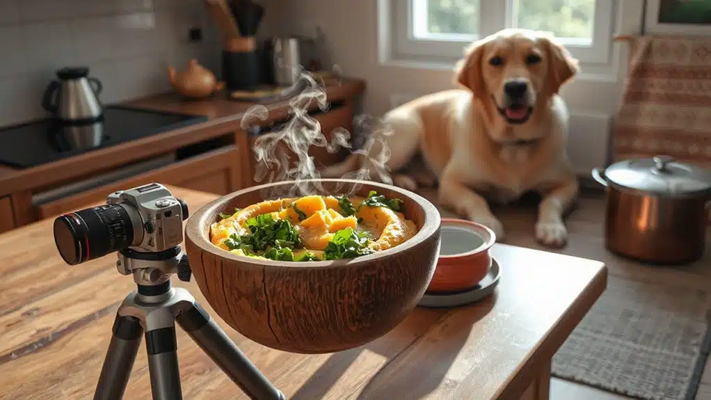 Truthahn Süßkartoffel Spinat Mahlzeit