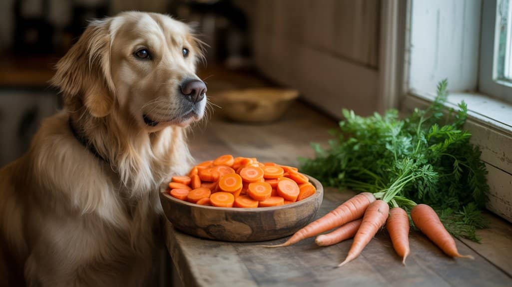 Karotten fördern die Gesundheit von Hunden