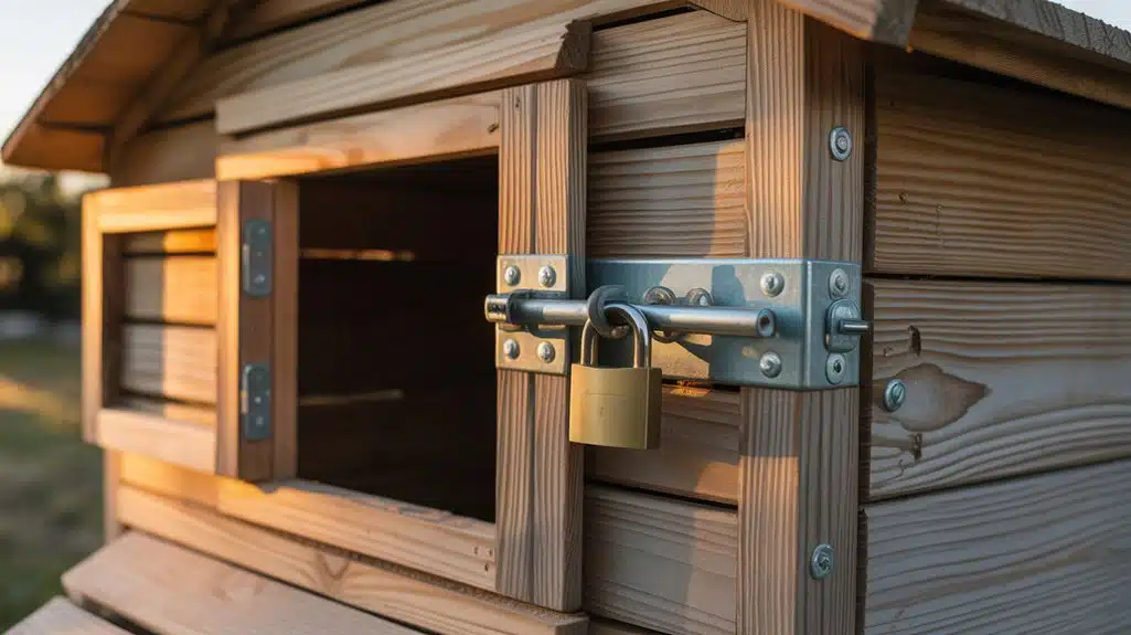 Sichere Schlösser gewährleisten Raubtiersicherheit