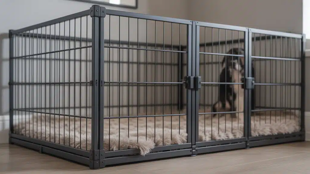 sicheres Welpenspielgehege