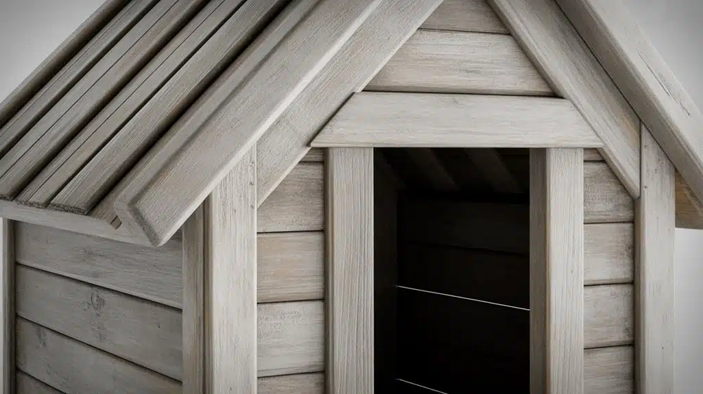 dreischichtiges isoliertes Hundehaus