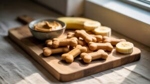 hausgemachte Erdnussbutter-Banane