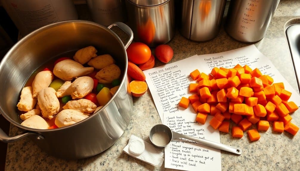 Genaue Portionen gewährleisten Gesundheit