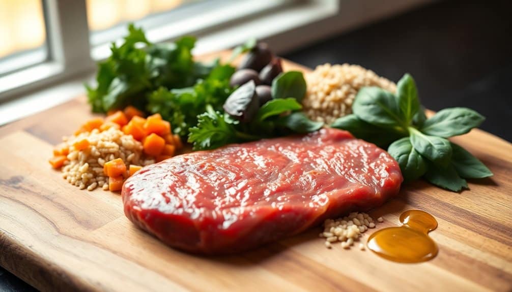 ausgewogene nährstoffreiche Proteinschüssel