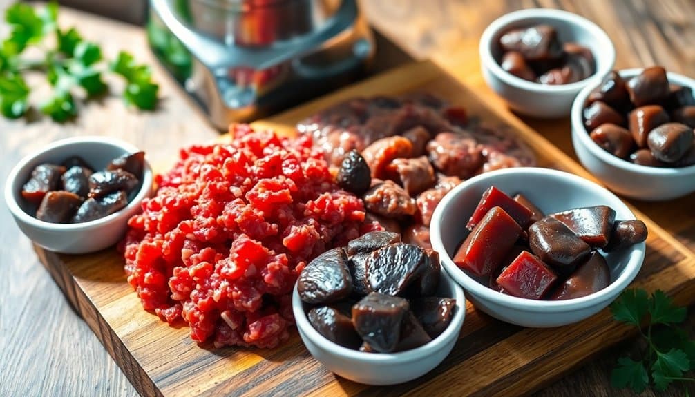 Rinderorgane ausgewogene Ernährung