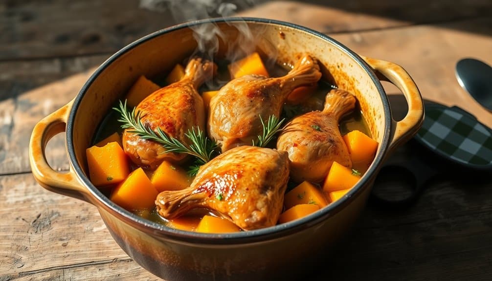 dunkles Fleisch mit Knochen