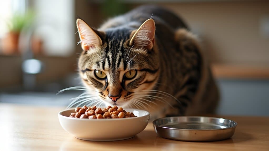 Nassfutter schützt die Gesundheit von Katzen