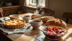 Frische Leckereien und hausgemachte Mahlzeiten