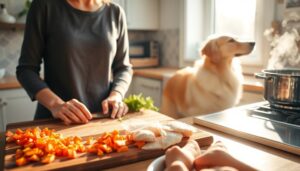 Hausgemachte Mahlzeiten für Hunde