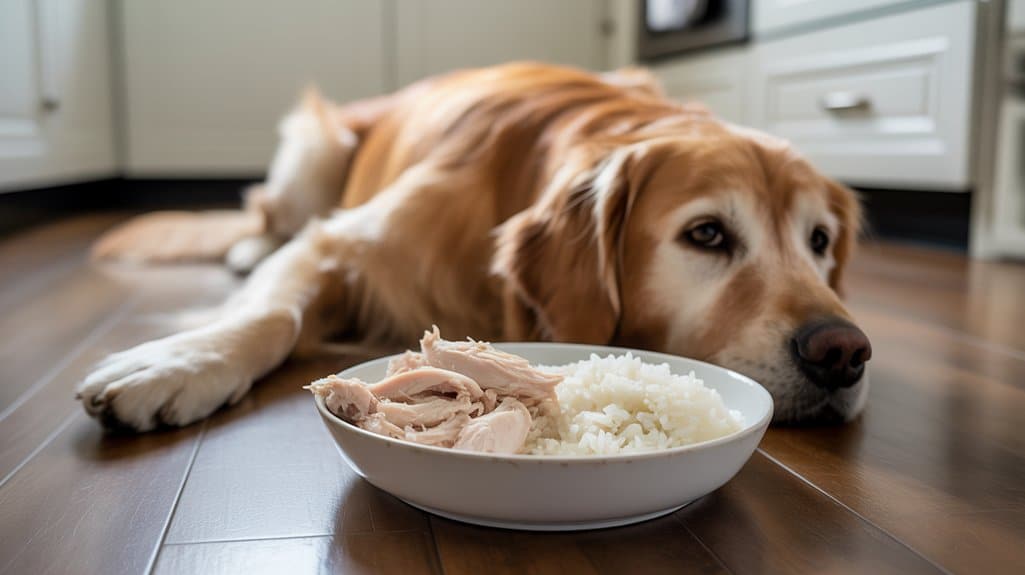 Vorübergehende Schondiät für Hunde