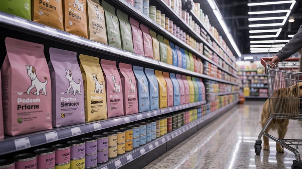Marktanteil für Tierfutter im Lebensmittelmarkt