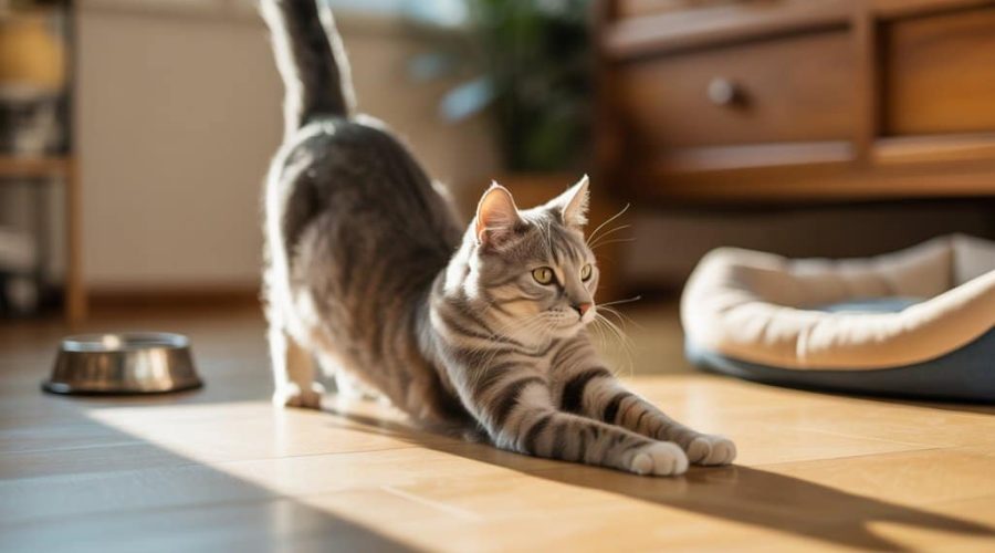 Katze Mobilität Gewicht Gelenk