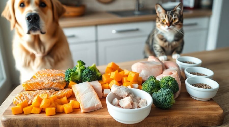Kostenlose ausgewogene Haustierfutter-Rezepte
