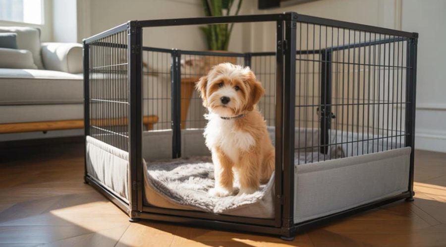 perfektes Luxus-Hundegehege