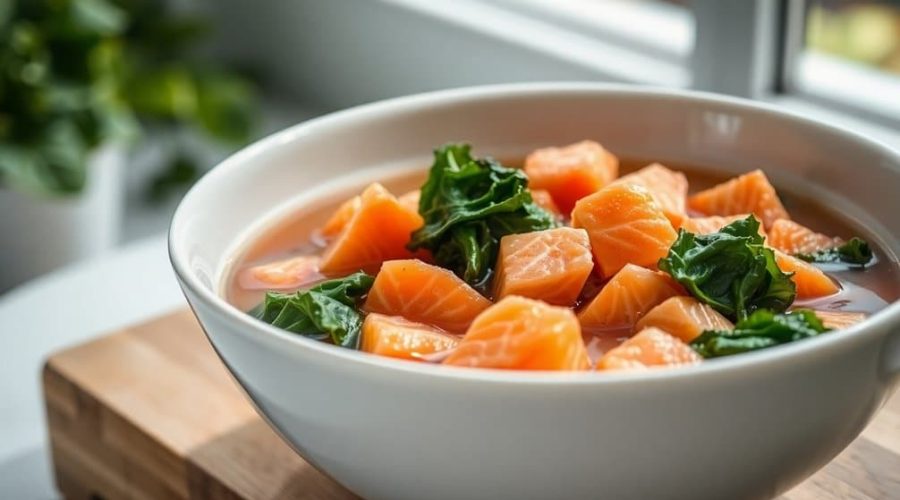 Lachs-Grünkohl-Eintopf